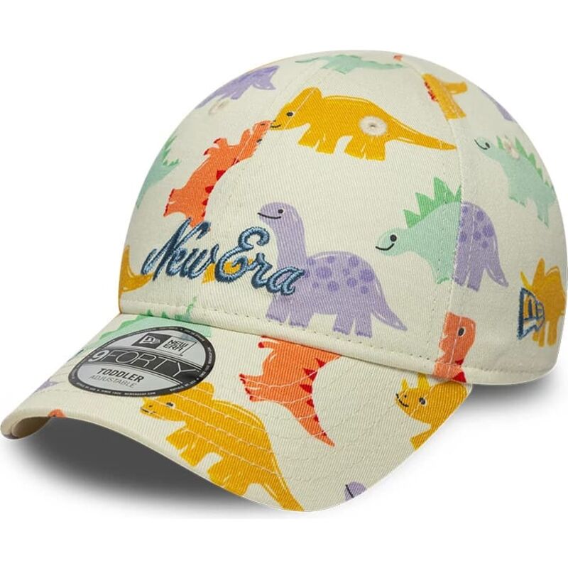 casquette-courbee-multicolore-ajustable-9forty-all-over-print-dino-new-era casquette-courbee-multicolore-ajustable-9forty-all-over-print-dino-new-era