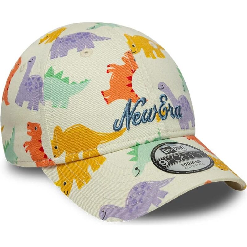 casquette-courbee-multicolore-ajustable-9forty-all-over-print-dino-new-era casquette-courbee-multicolore-ajustable-9forty-all-over-print-dino-new-era