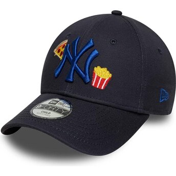 Mützen gebogen marineblau verstellbares band für Kinder 9FORTY Food Icon der New York Yankees MLB von New Era