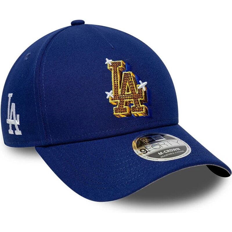 casquette-courbee-bleue-snapback-9forty-m-crown-a-frame-emblem-los-angeles-dodgers-mlb-new-era casquette-courbee-bleue-snapback-9forty-m-crown-a-frame-emblem-los-angeles-dodgers-mlb-new-era
