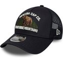 casquette-trucker-bleue-marine-9forty-m-crown-a-frame-graphic-blue-ridge-mountains-new-era