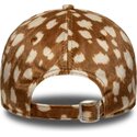 casquette-courbee-marron-ajustable-9twenty-animal-print-los-angeles-dodgers-mlb-new-era