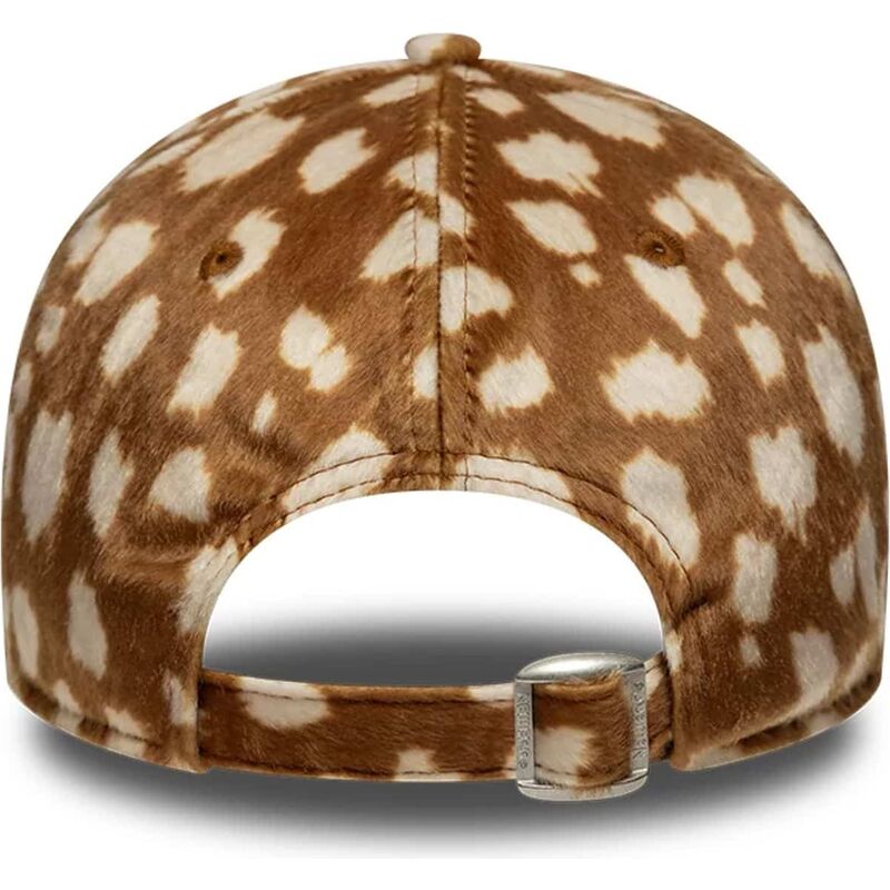 casquette-courbee-marron-ajustable-9twenty-animal-print-los-angeles-dodgers-mlb-new-era