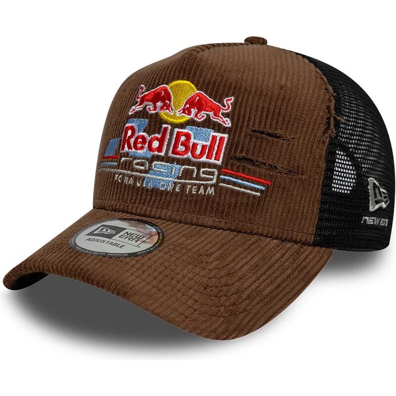 mutzen-gebogen-braun-snapback-a-frame-distressed-cord-der-red-bull-racing-formula-1-von-new-era
