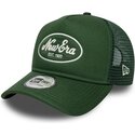 mutzen-gebogen-grun-snapback-a-frame-oval-patch-foam-von-new-era