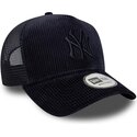 mutzen-gebogen-marineblau-snapback-a-frame-tonal-cord-der-new-york-yankees-mlb-von-new-era
