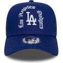 casquette-trucker-bleue-a-frame-wordmark-los-angeles-dodgers-mlb-new-era