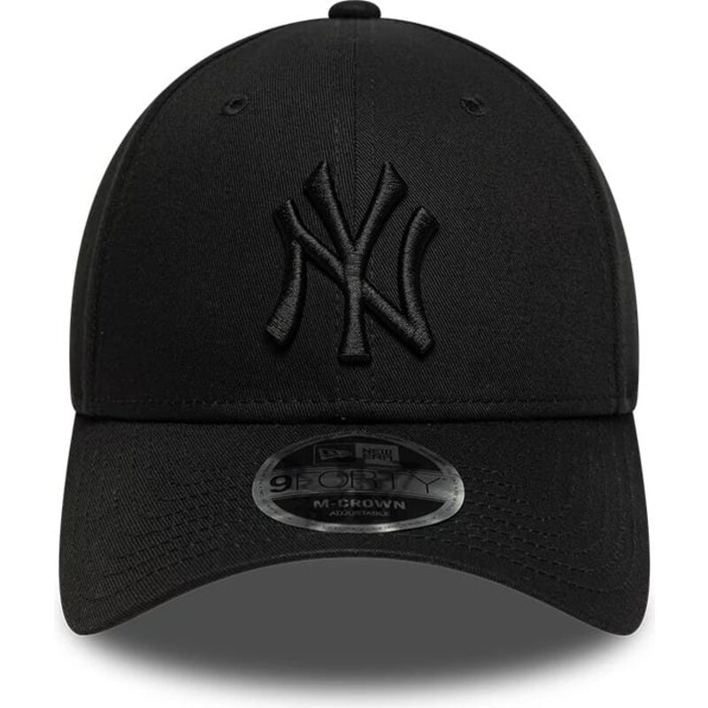 mutzen-gebogen-schwarz-snapback-9forty-m-crown-der-new-york-yankees-mlb-von-new-era