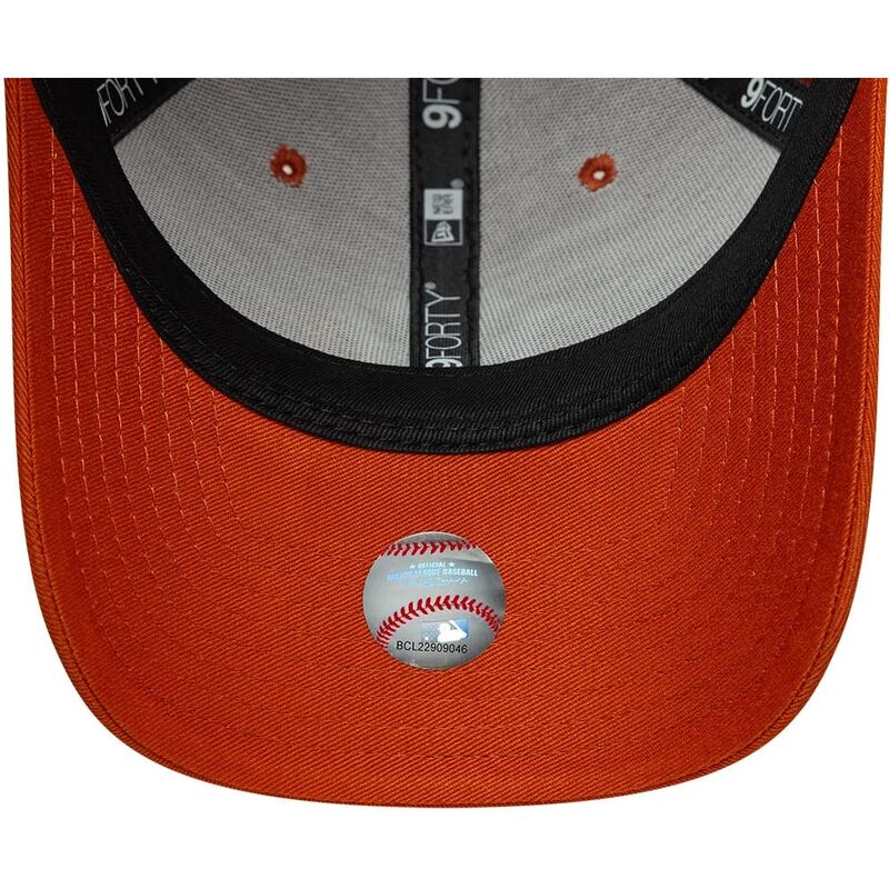 casquette-courbee-orange-snapback-9forty-m-crown-new-york-yankees-mlb-new-era