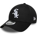 casquette-courbee-noire-snapback-9forty-m-crown-side-script-chicago-white-sox-mlb-new-era