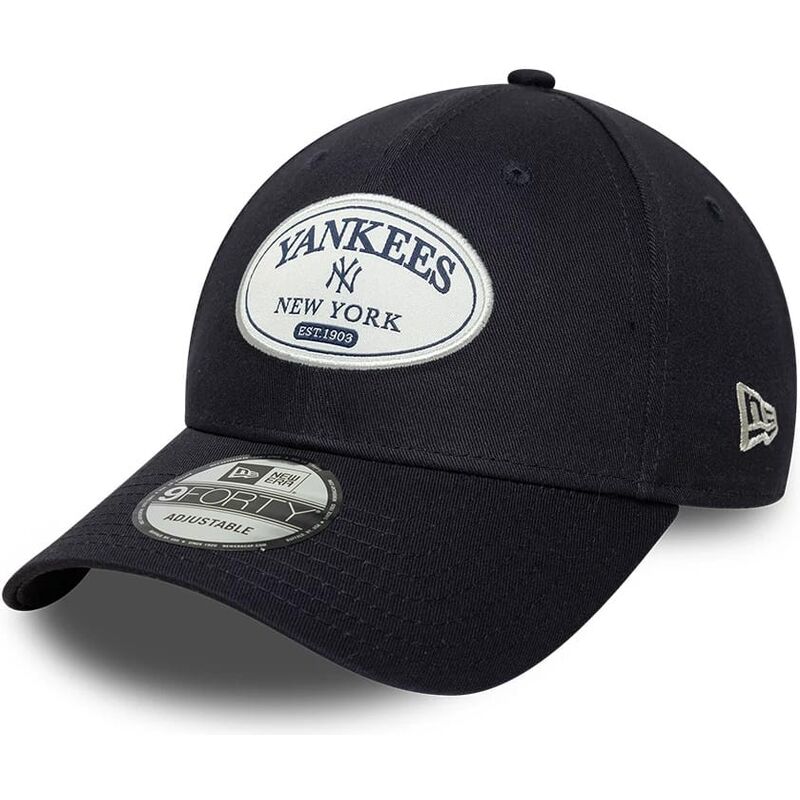 mutzen-gebogen-marineblau-verstellbares-band-9forty-patch-der-new-york-yankees-mlb-von-new-era mutzen-gebogen-marineblau-verstellbares-band-9forty-patch-der-new-york-yankees-mlb-von-new-era