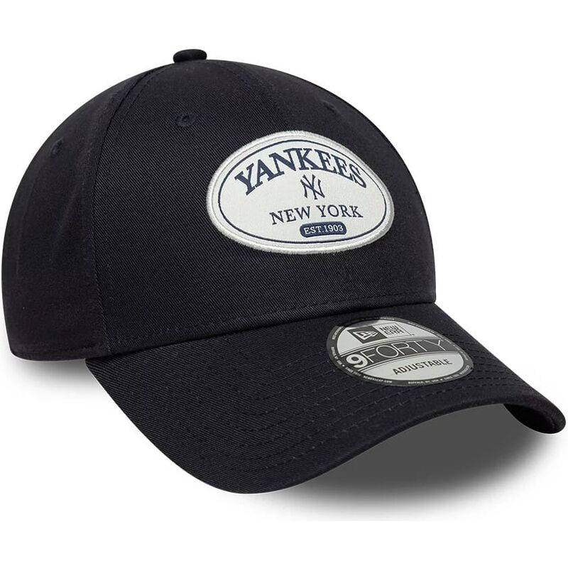 mutzen-gebogen-marineblau-verstellbares-band-9forty-patch-der-new-york-yankees-mlb-von-new-era mutzen-gebogen-marineblau-verstellbares-band-9forty-patch-der-new-york-yankees-mlb-von-new-era