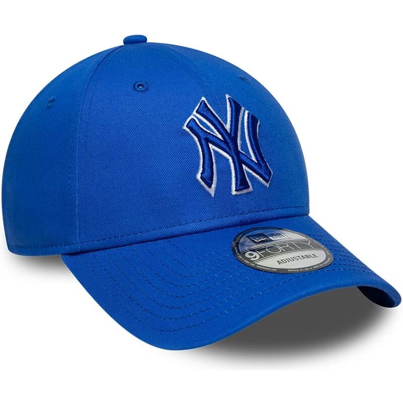 mutzen-gebogen-blau-verstellbares-band-9forty-team-outline-der-new-york-yankees-mlb-von-new-era