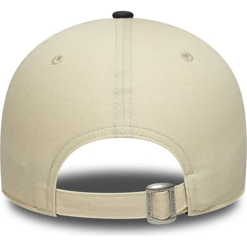 casquette-courbee-beige-et-noire-ajustable-9forty-colour-block-los-angeles-lakers-nba-new-era
