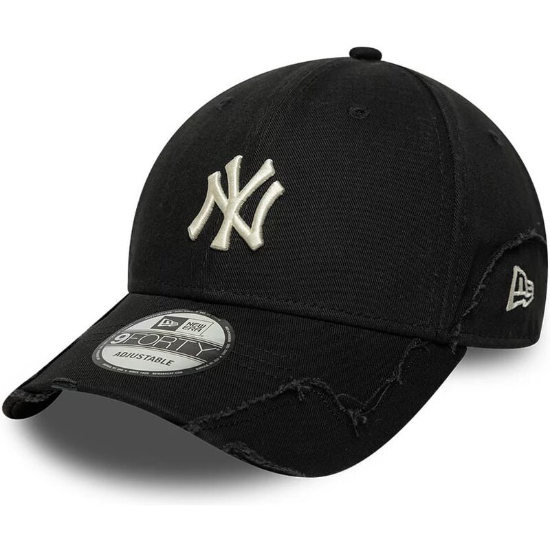 casquette-courbee-noire-ajustable-9forty-stitched-new-york-yankees-mlb-new-era