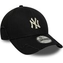mutzen-gebogen-schwarz-verstellbares-band-9forty-stitched-der-new-york-yankees-mlb-von-new-era
