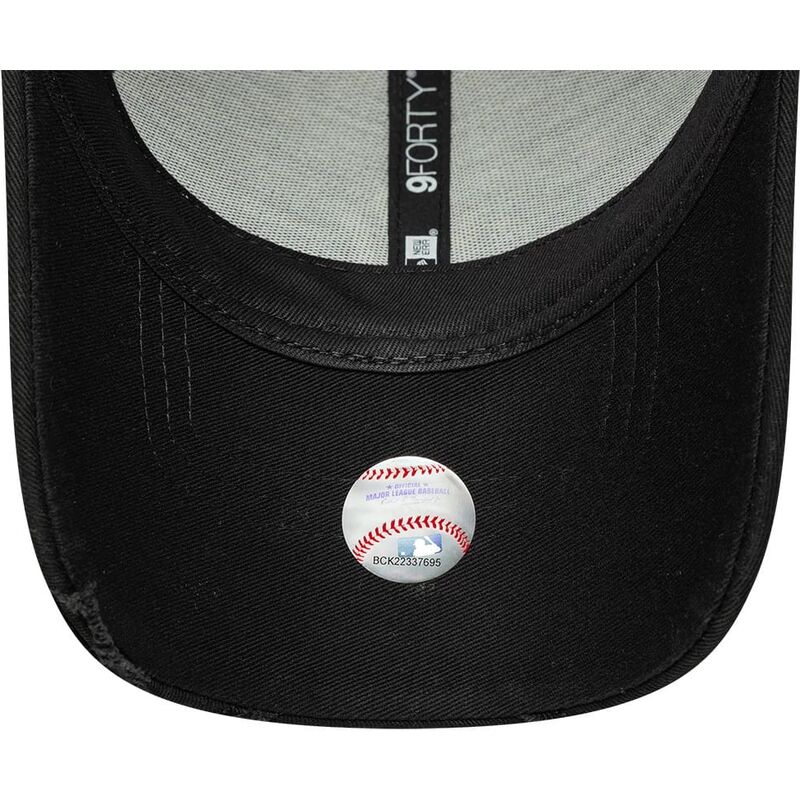 mutzen-gebogen-schwarz-verstellbares-band-9forty-stitched-der-new-york-yankees-mlb-von-new-era mutzen-gebogen-schwarz-verstellbares-band-9forty-stitched-der-new-york-yankees-mlb-von-new-era