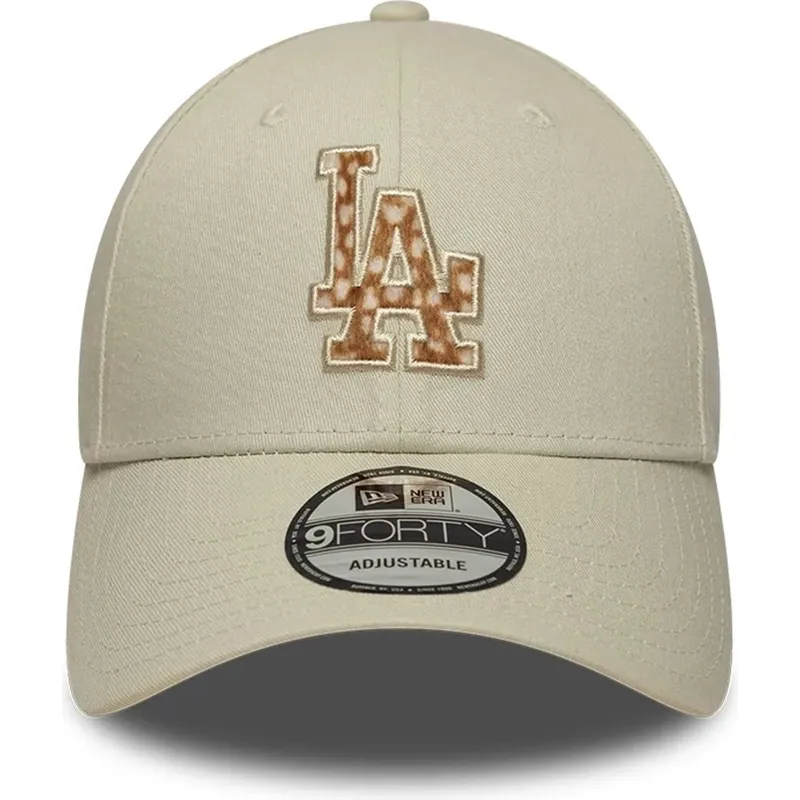 casquette-courbee-beige-ajustable-avec-logo-marron-9forty-faux-pony-infill-los-angeles-dodgers-mlb-new-era casquette-courbee-beige-ajustable-avec-logo-marron-9forty-faux-pony-infill-los-angeles-dodgers-mlb-new-era