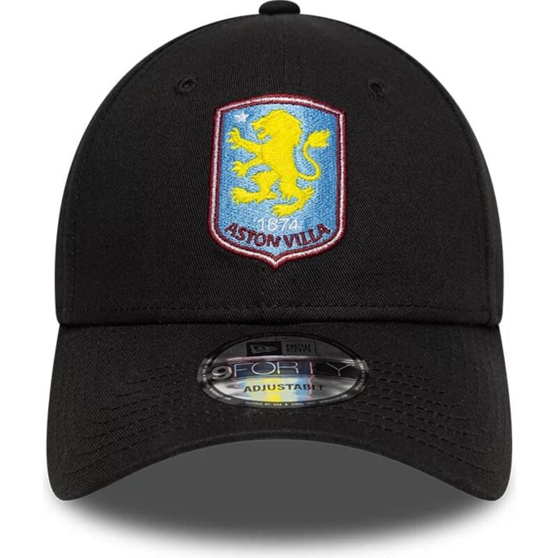 casquette-courbee-noire-ajustable-9forty-core-aston-villa-football-club-premier-league-new-era casquette-courbee-noire-ajustable-9forty-core-aston-villa-football-club-premier-league-new-era