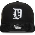 mutzen-gebogen-schwarz-snapback-19twenty-cooperstown-cord-der-detroit-tigers-mlb-von-new-era