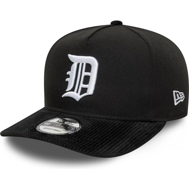 casquette-courbee-noire-snapback-19twenty-cooperstown-cord-detroit-tigers-mlb-new-era