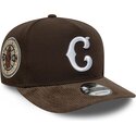 casquette-courbee-marron-snapback-19twenty-cooperstown-cord-chicago-cubs-mlb-new-era