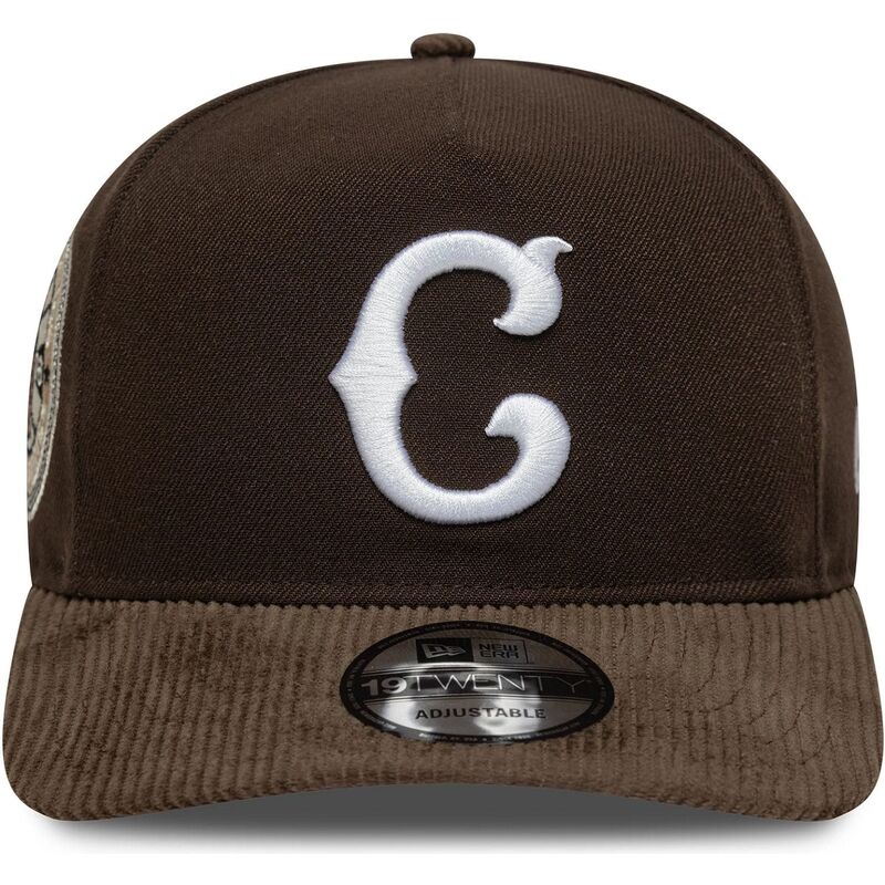 mutzen-gebogen-braun-snapback-19twenty-cooperstown-cord-der-chicago-cubs-mlb-von-new-era