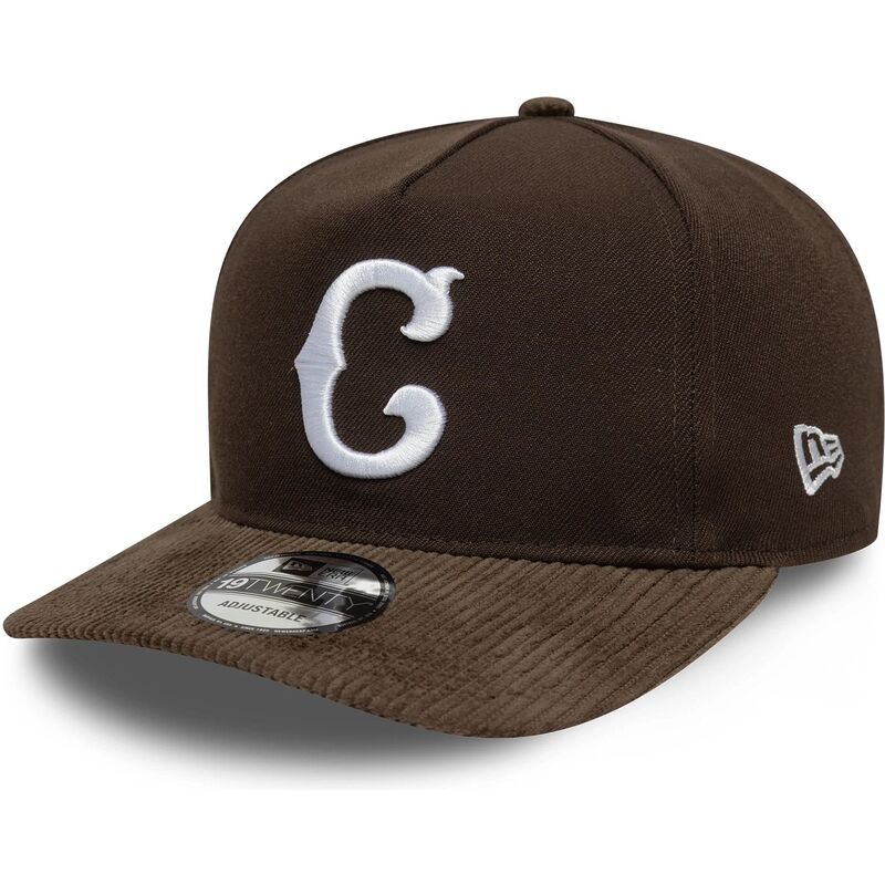 casquette-courbee-marron-snapback-19twenty-cooperstown-cord-chicago-cubs-mlb-new-era