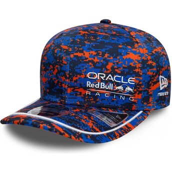 Mützen gebogen mehrfarbig snapback 9SEVENTY Stretch Snap Digi Camo der Red Bull Racing Formula 1 von New Era