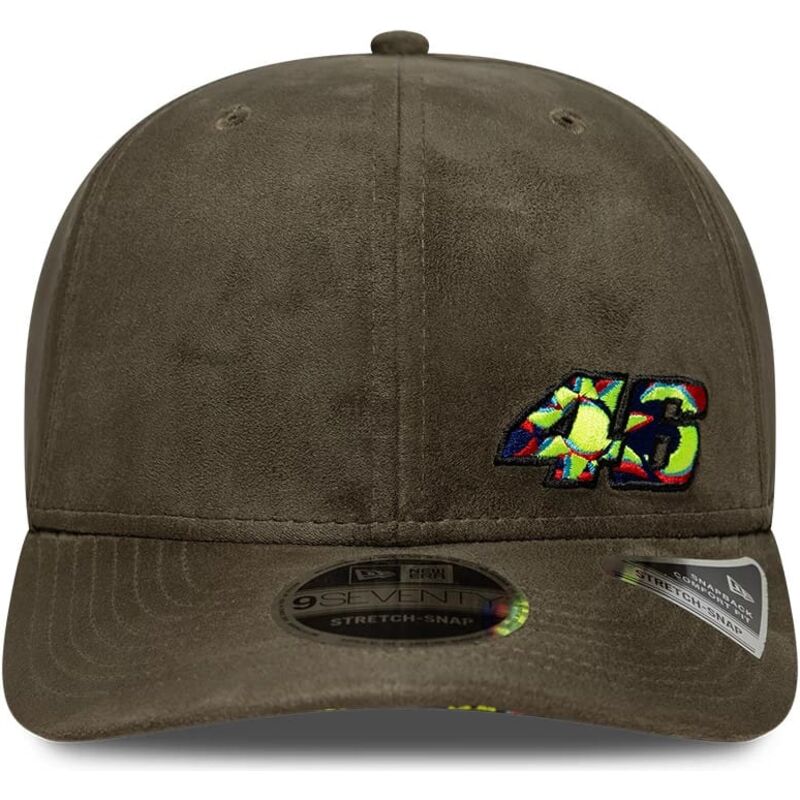 casquette-courbee-verte-snapback-9seventy-stretch-snap-flawless-valentino-rossi-vr46-motogp-new-era