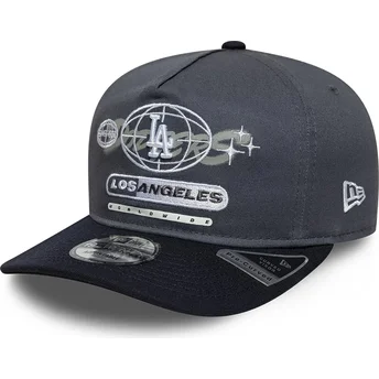 Mützen gebogen grau snapback 19TWENTY Graphic der Los Angeles Dodgers MLB von New Era