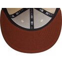 mutzen-flach-braun-angepasst-59fifty-league-essential-der-new-york-yankees-mlb-von-new-era
