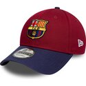 casquette-courbee-rouge-et-bleue-marine-ajustable-9forty-contrast-fc-barcelona-laliga-new-era