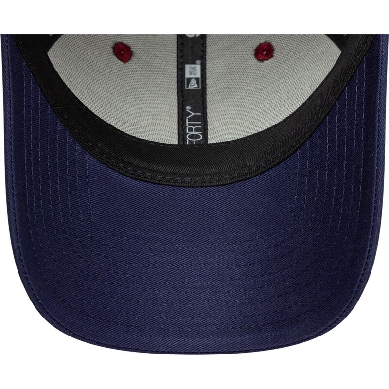 casquette-courbee-rouge-et-bleue-marine-ajustable-9forty-contrast-fc-barcelona-laliga-new-era