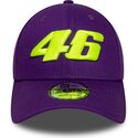 casquette-courbee-violette-ajustable-9forty-wordmark-valentino-rossi-vr46-motogp-new-era