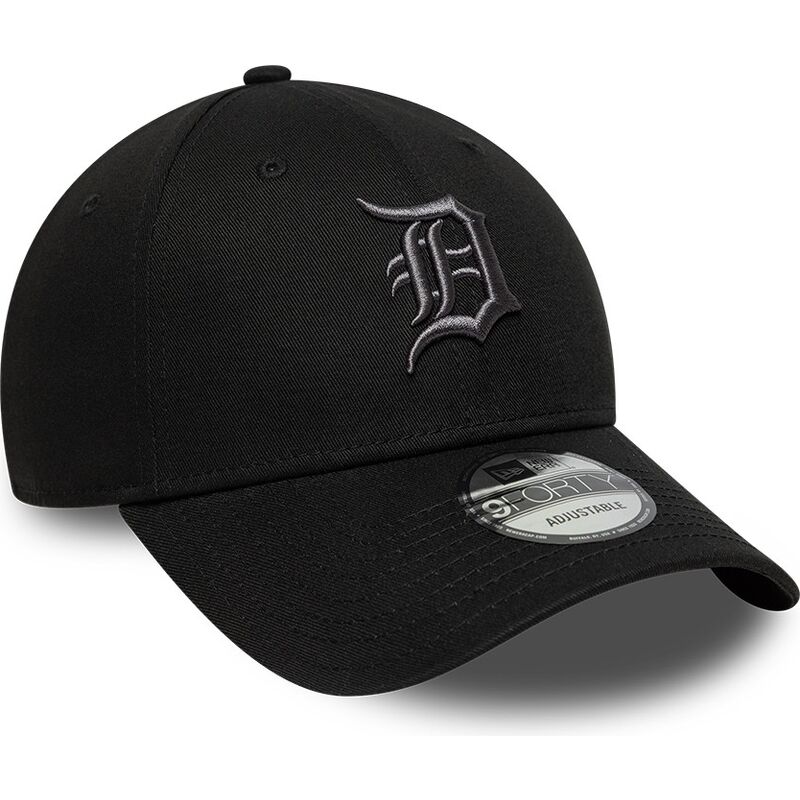 casquette-courbee-noire-ajustable-avec-logo-grise-9forty-league-essential-detroit-tigers-mlb-new-era casquette-courbee-noire-ajustable-avec-logo-grise-9forty-league-essential-detroit-tigers-mlb-new-era