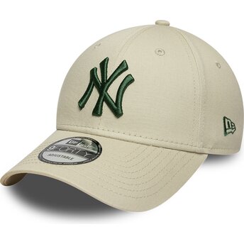 Mützen gebogen beige verstellbares band 9FORTY League Essential der New York Yankees MLB von New Era