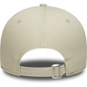 mutzen-gebogen-beige-verstellbares-band-9forty-league-essential-der-new-york-yankees-mlb-von-new-era