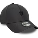 casquette-courbee-grise-fonce-ajustable-avec-logo-noir-9forty-metal-manchester-city-football-club-premier-league-new-era