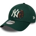 casquette-courbee-verte-ajustable-9forty-outdoor-icon-new-york-yankees-mlb-new-era