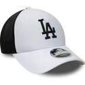 casquette-trucker-blanche-et-noire-9forty-apex-sporty-los-angeles-dodgers-mlb-new-era