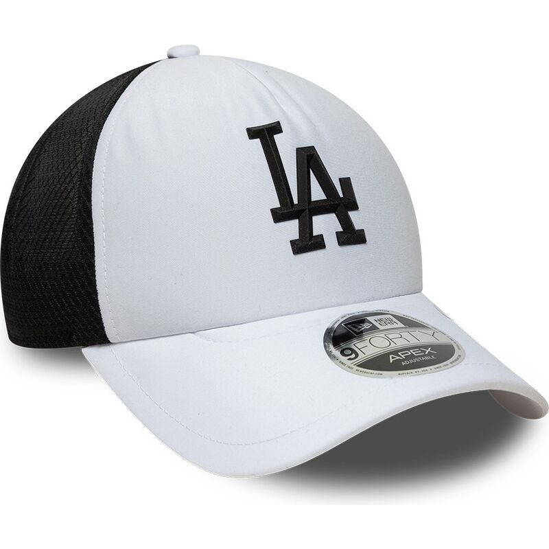 casquette-trucker-blanche-et-noire-9forty-apex-sporty-los-angeles-dodgers-mlb-new-era