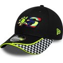 mutzen-gebogen-schwarz-verstellbares-band-9forty-m-crown-check-der-valentino-rossi-vr46-motogp-von-new-era