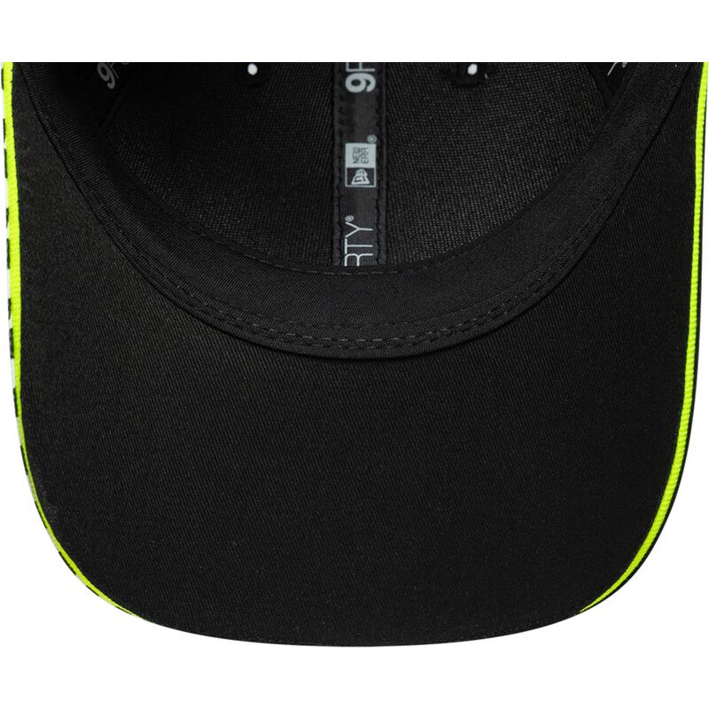 casquette-courbee-noire-ajustable-9forty-m-crown-check-valentino-rossi-vr46-motogp-new-era