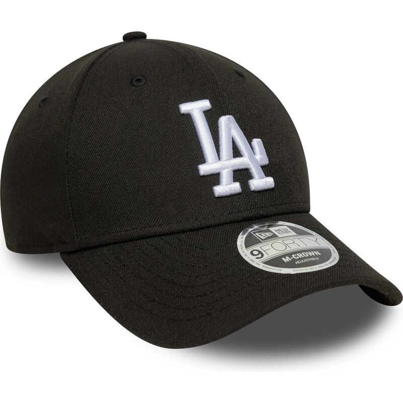 mutzen-gebogen-schwarz-snapback-9forty-m-crown-der-los-angeles-dodgers-mlb-von-new-era