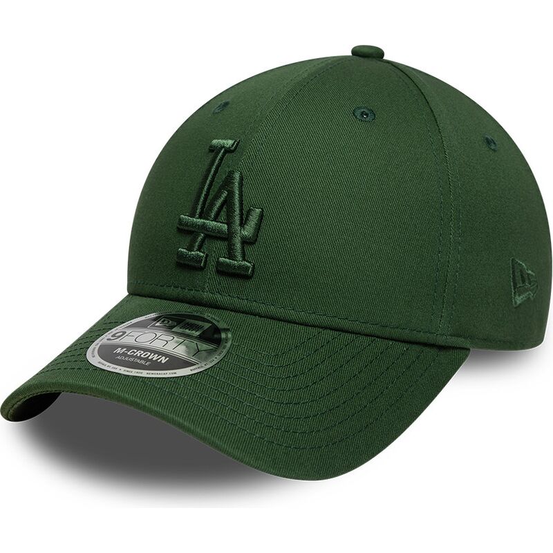 mutzen-gebogen-grun-snapback-9forty-m-crown-der-los-angeles-dodgers-mlb-von-new-era