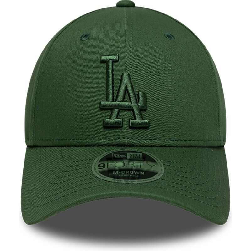 mutzen-gebogen-grun-snapback-9forty-m-crown-der-los-angeles-dodgers-mlb-von-new-era