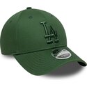 mutzen-gebogen-grun-snapback-9forty-m-crown-der-los-angeles-dodgers-mlb-von-new-era