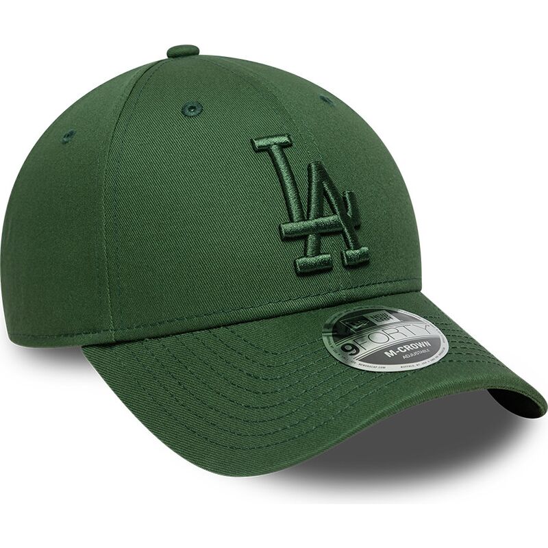 mutzen-gebogen-grun-snapback-9forty-m-crown-der-los-angeles-dodgers-mlb-von-new-era