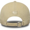 mutzen-gebogen-beige-verstellbares-band-9forty-m-crown-cord-der-new-york-yankees-mlb-von-new-era